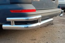 Volkswagen T6 2015-2024 Coltare spate AK003-Double (2 buc, inox) foto 1