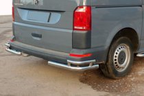 Volkswagen T6 2015-2024 Coltare spate AK003-Double (2 buc, inox) foto 2