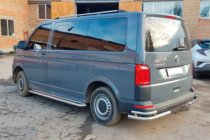 Volkswagen T6 2015-2024 Coltare spate AK003-Double (2 buc, inox) foto 3