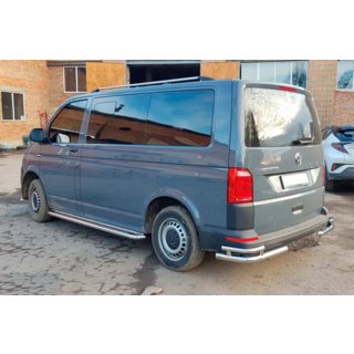 Coltare spate AK003-Double (2 buc, inox) Volkswagen T6 2015-2024 foto 3