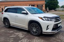 Toyota Highlander 2013-2019 Bullbar ST-Special Otel Inoxidabil foto 5