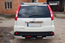 Nissan X-trail T31 2007-2014 Colturi spate AK003-Double (2 buc, inox) foto 3