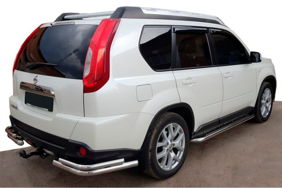 Nissan X-trail T31 2007-2014 Colturi spate AK003-Double (2 buc, inox) Image