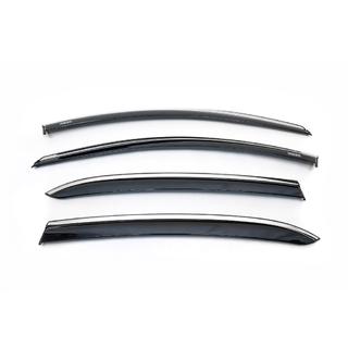 Deflectoare geamuri cu ornament cromat HB (4 buc, Niken) Renault Megane IV 2016-2025 foto 3