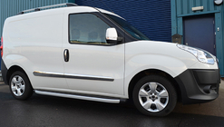 Fiat Doblo II 2010-2022 Capace Manere Cromate (4 buc, Otel Inoxidabil) OmsaLine - Otel Inoxidabil Italian foto 2