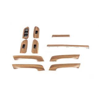 Set insertii aspect lemn (deschis) Toyota Land Cruiser Prado 150 2009-2023 foto 1