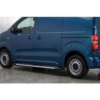 Praguri Laterale Line (2 buc, Aluminiu) Opel Vivaro 2019- foto 1