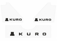 Lexus LX570/450d 2008-2022 Emblema / insigna KURO Black Edition (3 buc.) foto 2