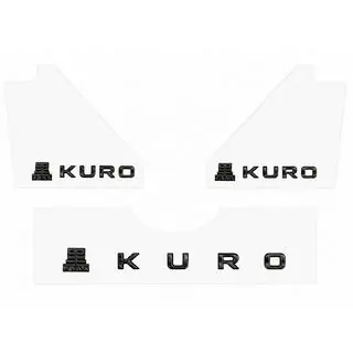 Emblema / insigna KURO Black Edition (3 buc.) Lexus LX570/450d 2008-2022 foto 2