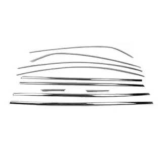 Set complet ornamente geamuri (Sedan, 12 buc, inox) foto 4