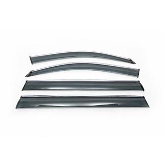 Deflectoare geamuri cu ornament cromat (4 buc, HIC) foto 2