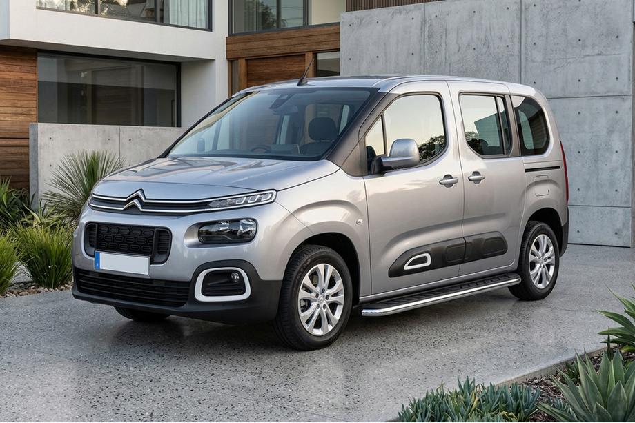 Citroen Berlingo/Multispace 2018- Praguri Laterale Maydos V1 (2 buc, Aluminiu si Otel Inoxidabil) Image