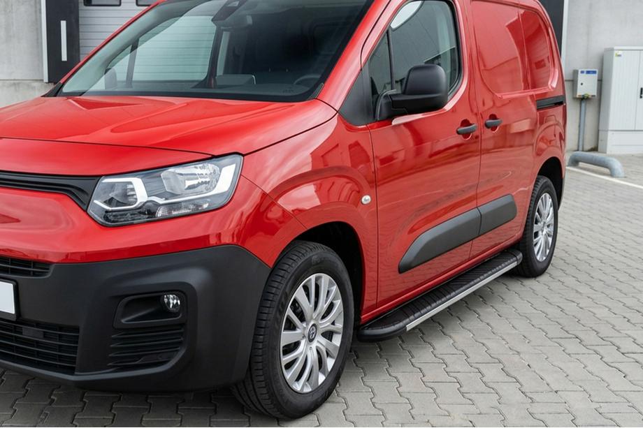 Peugeot Partner/Rifter 2019- Praguri laterale Bosphorus Grey (2 buc, aluminiu) Image