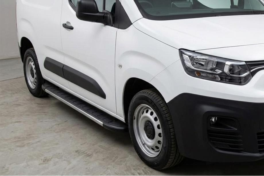 Peugeot Partner/Rifter 2019- Praguri Laterale Duru (2 buc, Aluminiu) Image