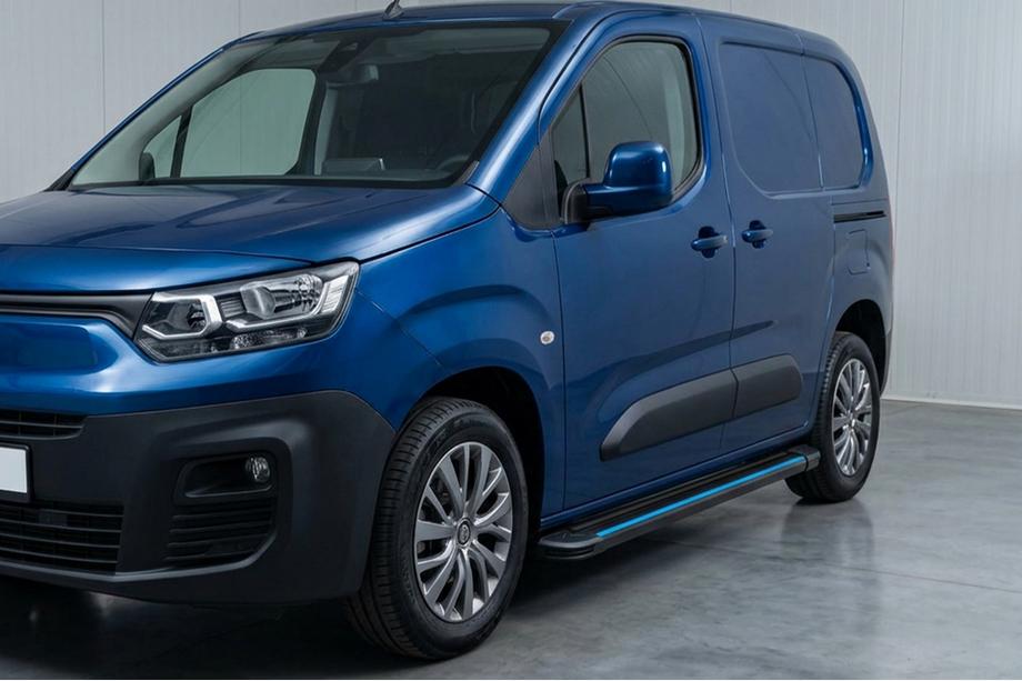 Opel Combo 2019- Praguri Laterale Maya Blue (2 buc, Aluminiu) Image