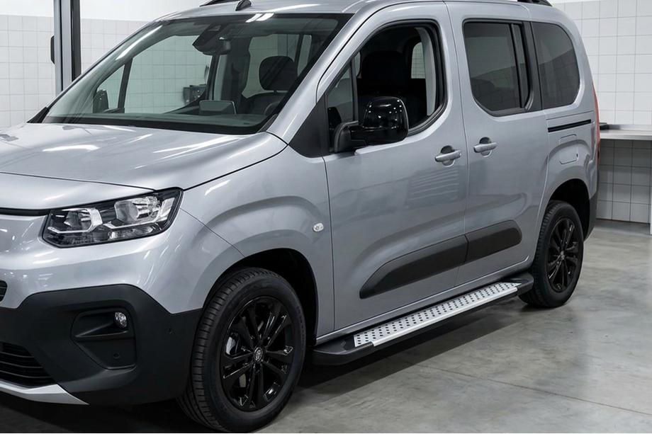 Opel Combo 2019- Praguri laterale Allmond Grey (2 buc, aluminiu) Image