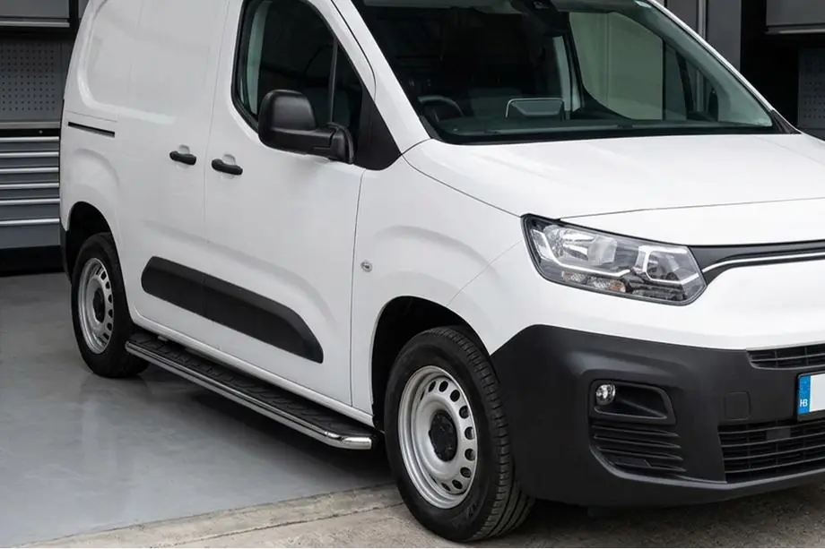 Opel Combo 2019- Praguri Laterale Maydos V1 (2 buc, Aluminiu si Otel Inoxidabil) Image