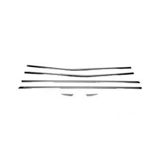 Ornamente inferioare geamuri (HB, 6 buc, inox) Renault Megane IV 2016-2025 foto 2
