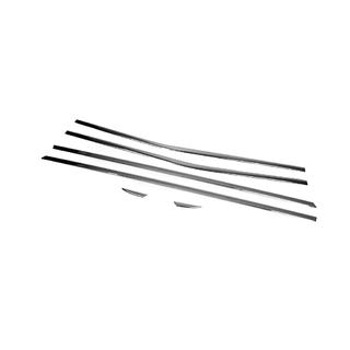 Ornamente inferioare geamuri (HB, 6 buc, inox) Renault Megane IV 2016-2025 foto 3