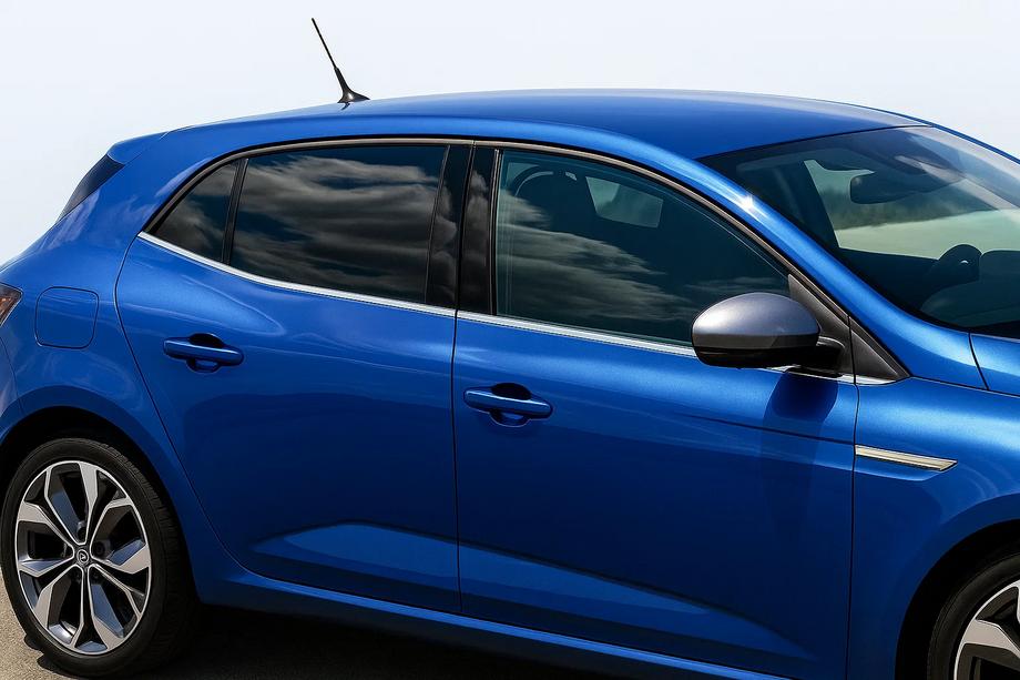 Renault Megane IV 2016-2025 Ornamente inferioare geamuri (HB, 6 buc, inox) Foto 1