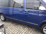 Volkswagen T5 Multivan 2003–2010 Molduri Usi (Inox, Crom Negru) foto 2