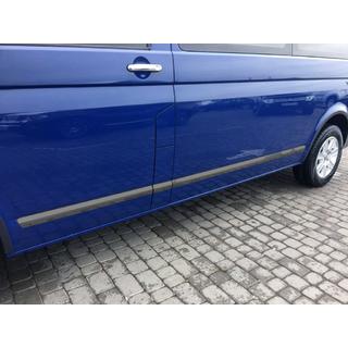 Molduri Usi (Inox, Crom Negru) Volkswagen T5 Caravelle 2004-2010 foto 1