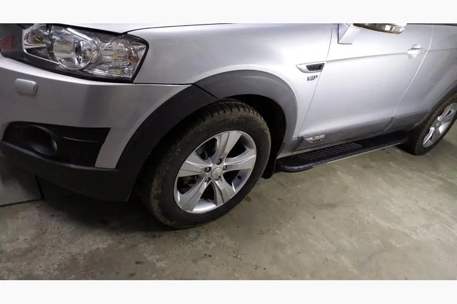 Chevrolet Captiva 2006-2019 Praguri laterale Bosphorus Grey (2 buc, aluminiu) Image