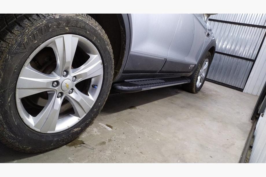 Chevrolet Captiva 2006-2019 Praguri laterale Bosphorus Grey (2 buc, aluminiu) 2016-2019 Foto 4