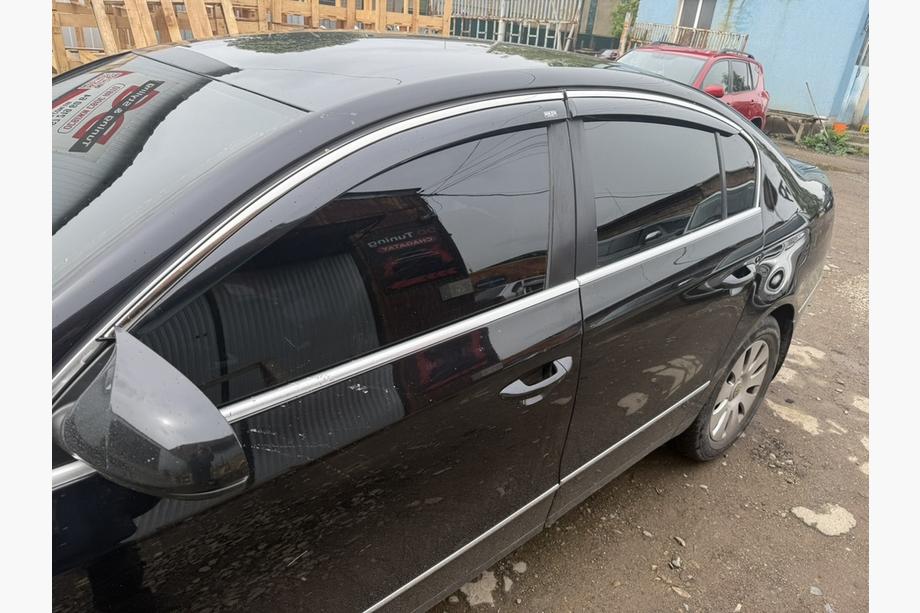Volkswagen Passat B7 2012-2015 Deflectoare geamuri cu ornament cromat SD (EU, 4 buc, Niken) Foto 3
