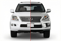Lexus LX570/450d 2008-2022 Kit Restyling 2008-2012 la 2012-2016 Standart foto 1