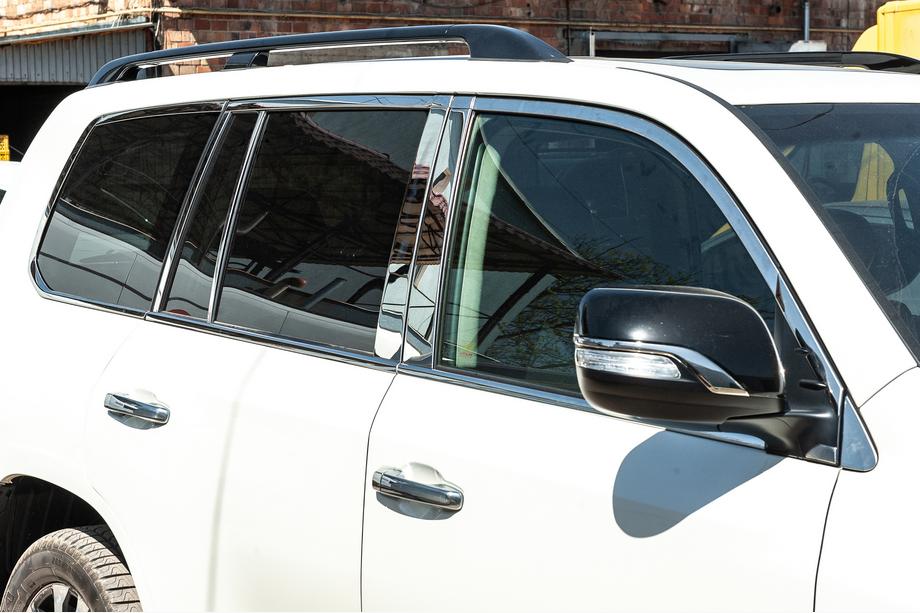Toyota Land Cruiser 200 2007-2021 Set complet ornamente geamuri si stalpi inox Foto 1