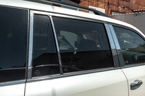 Lexus LX570/450d 2008-2022 Set complet ornamente geamuri si stalpi inox foto 12