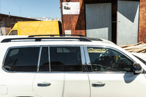 Lexus LX570/450d 2008-2022 Set complet ornamente geamuri si stalpi inox foto 8