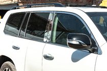 Lexus LX570/450d 2008-2022 Set complet ornamente geamuri si stalpi inox foto 1