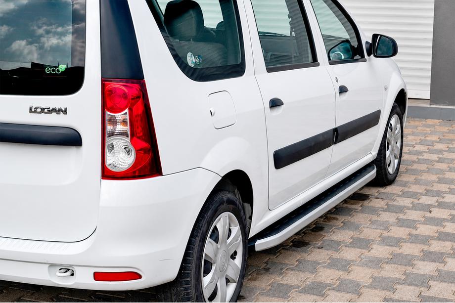 Renault Logan MCV 2005-2013 Praguri laterale Fullmond (2 buc, aluminiu) Image