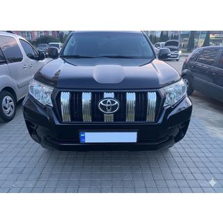Ornamente cromate pentru grila (2017-2023) Toyota Land Cruiser Prado 150 2009-2023 foto 1