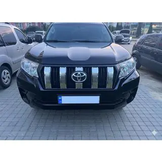 Ornamente cromate pentru grila (2017-2023) Toyota Land Cruiser Prado 150 2009-2023 foto 1