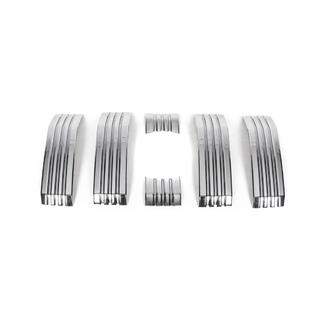 Ornamente cromate pentru grila (2017-2023) Toyota Land Cruiser Prado 150 2009-2023 foto 3