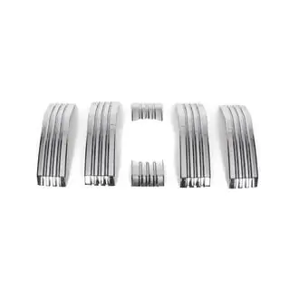 Ornamente cromate pentru grila (2017-2023) Toyota Land Cruiser Prado 150 2009-2023 foto 3
