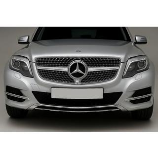 Grila Fata Diamond Silver (2013-2015) Mercedes GLK сlass X204 2008-2015 foto 1