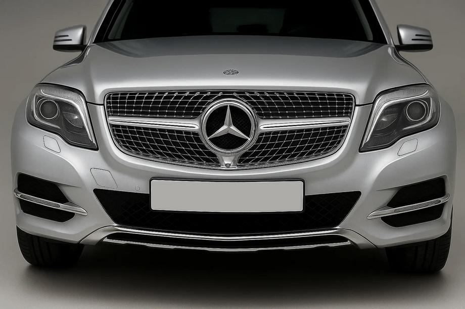 Mercedes GLK class X204 2008-2015 Grila Fata Diamond Silver (2013-2015) Fara camera Foto 1