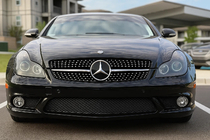 Mercedes CLS C219 2004-2010 Grila Fata (2008-2010, Diamond Silver) foto 1