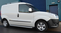 Fiat Doblo II 2010-2022 Molduri Usa Otel Inoxidabil (4 buc) OmsaLine - Otel Inoxidabil Italian foto 7