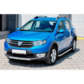 Praguri Laterale Fullmond (2 buc, Aluminiu) Renault Sandero 2013-2022 foto 1