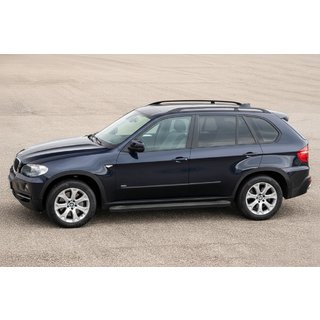 Praguri Laterale Allmond Black (2 buc, Aluminiu) BMW X5 E70 2007-2013 foto 1