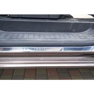 Protectii praguri usi Carmos (4 buc) Peugeot Traveller 2017- foto 2