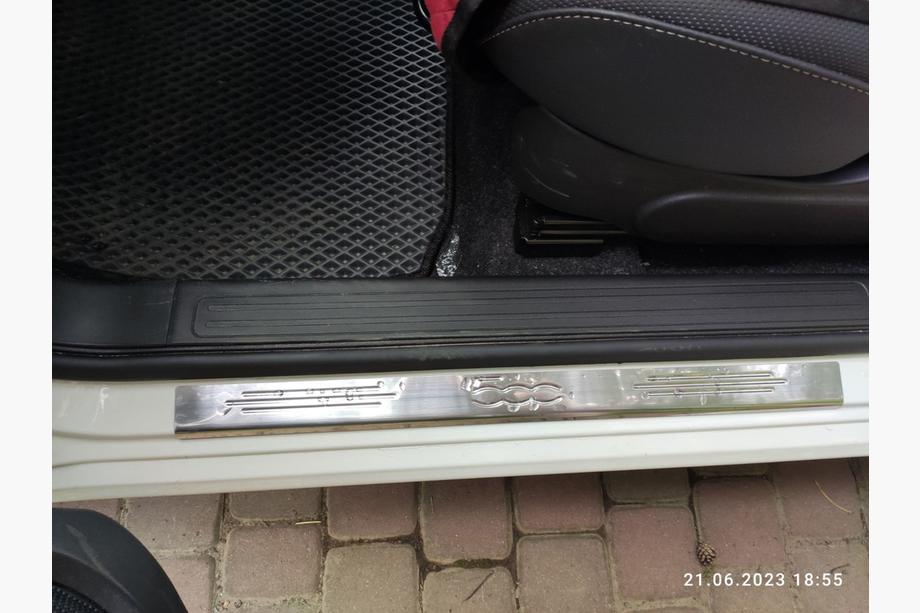 Fiat 500/500L 2013-2022 Praguri 500 (Carmos, 2 buc, inox) Foto 3