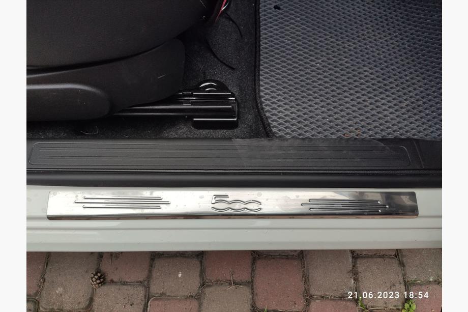 Fiat 500/500L 2013-2022 Praguri 500 (Carmos, 2 buc, inox) Foto 4
