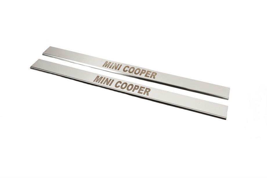 Mini Cooper R50/52/53 2000-2006 Capace praguri (Carmos, 2 buc, inox) Image