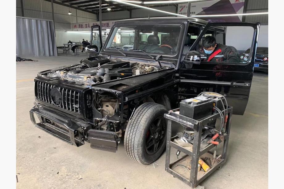 Mercedes G class W463 1990-2018 Kit caroserie facelift catre G63 AMG 2018 Foto 6